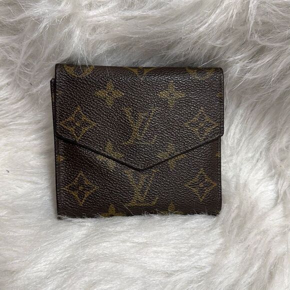 Louis Vuitton Authentic VTG Monogram Portomone Bier Cult Credit Trifold Wallet - Picture 2 of 12